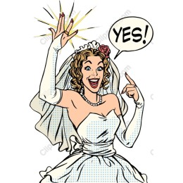 Joyful Bride YES!