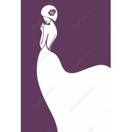 Elegant Lady in White