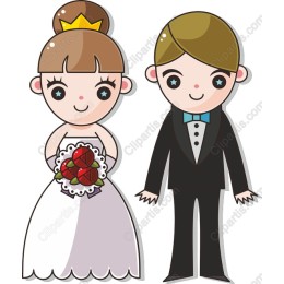 Cute Wedding Couple