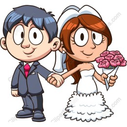 Whimsical Wedding Couple