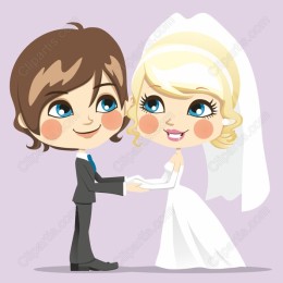Happy Wedding Couple