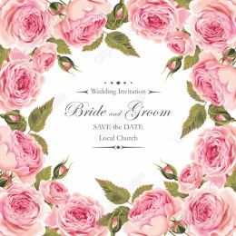 Bride and Groom Wedding Invitation