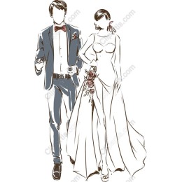 Stylish Wedding Couple