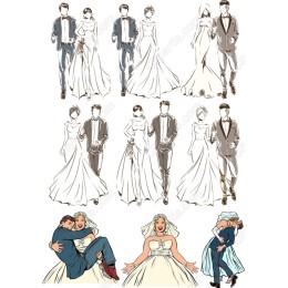 Elegant Wedding Couple Set