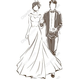 Elegant Wedding Couple