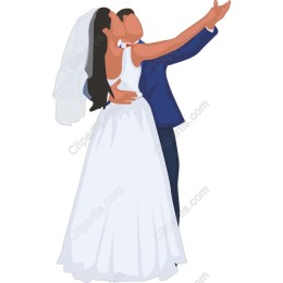 Elegant Bride and Groom Wedding