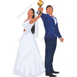 Joyous Wedding Couple