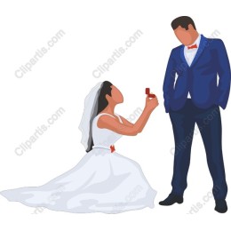 Modern Bride Proposing