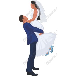 Elegant Wedding Embrace
