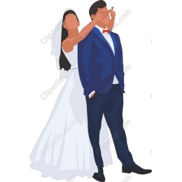 Elegant Bride and Groom