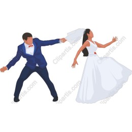 Charming Wedding: Bride and Groom