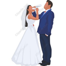 Romantic Wedding Couple
