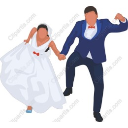 Joyful Newlywed Couple