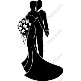 Elegant Bride and Groom