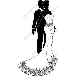 Elegant Bride and Groom