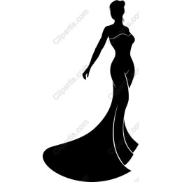 Elegant Woman in Gown