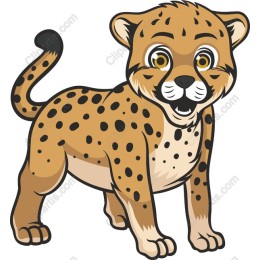 Playful Cheetah Cub