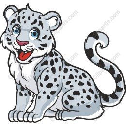 Charming Snow Leopard Cub