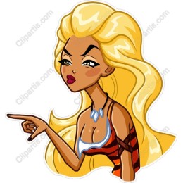 Bold Blonde Character