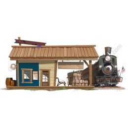 Vintage Train Station