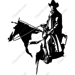 Cowboy on Horseback
