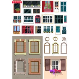  Window Clipart Set