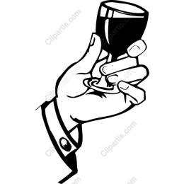 Elegant Hand Holding Glass
