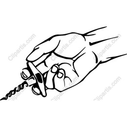 Hand Holding Twist Drill