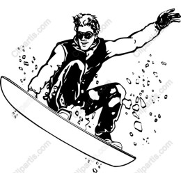 Dynamic Snowboarder