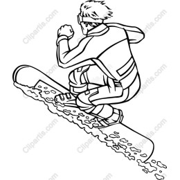 Dynamic Snowboarder