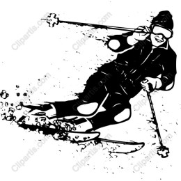 Exhilarating Skier