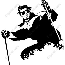 Stylish Skier