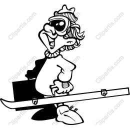 Retro Ski Enthusiast