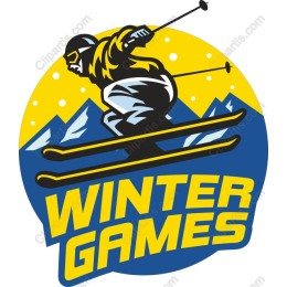 Winter Games Skier