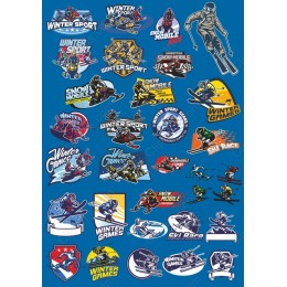 Winter Sports Adventure Clipart Collection - Bundle