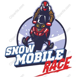 Snowmobile Race
