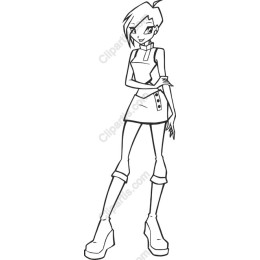 Trendy Young Woman
