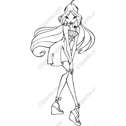 Elegant Fashion of a Young Woman