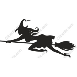 Witch on Broomstick