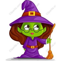 Charming Green Witch