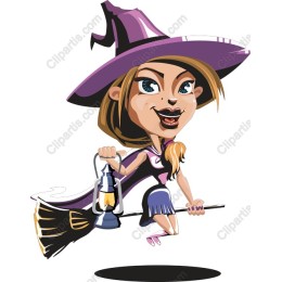 Playful Witch - Halloween