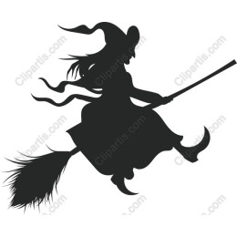 Witch on Broomstick