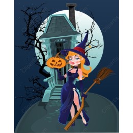 Enchanting Halloween Witch