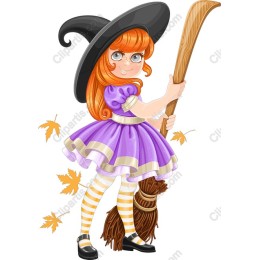 Charming Autumn Witch