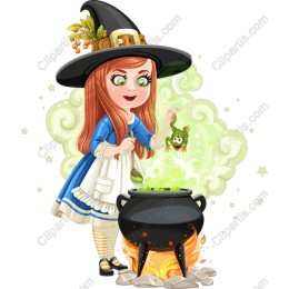 Whimsical Witch Cauldron