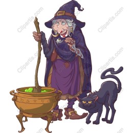 Whimsical Witch Cauldron
