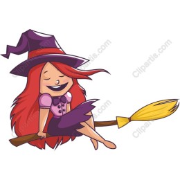 Cute Cartoon Witch