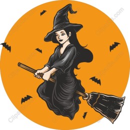 Whimsical Halloween Witch