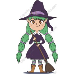 Enchanting Young Witch