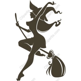 Witch on a Broomstick
